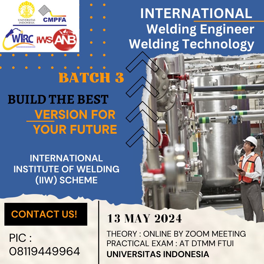 International Welding Engineer Batch #3 Banner