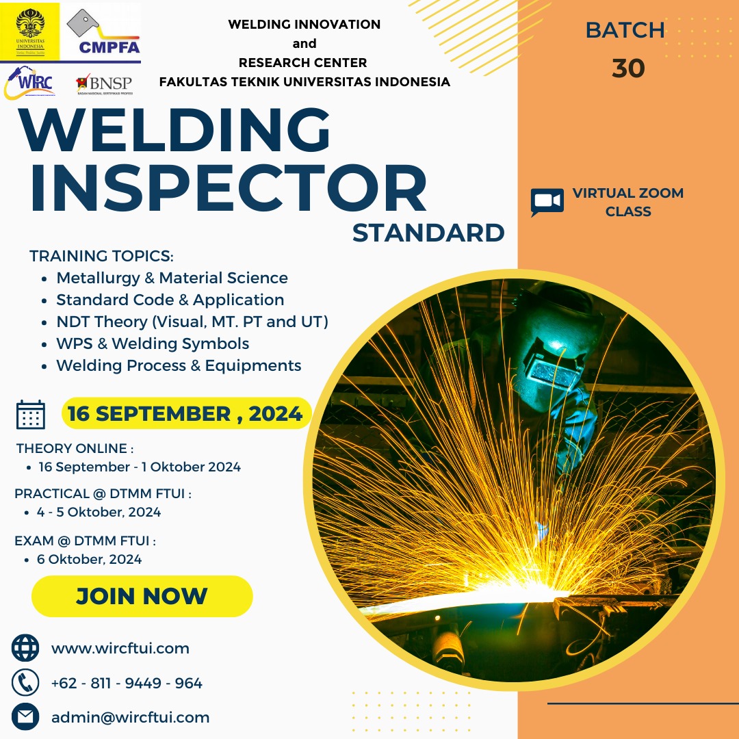 Welding Inspector Standard Batch #30