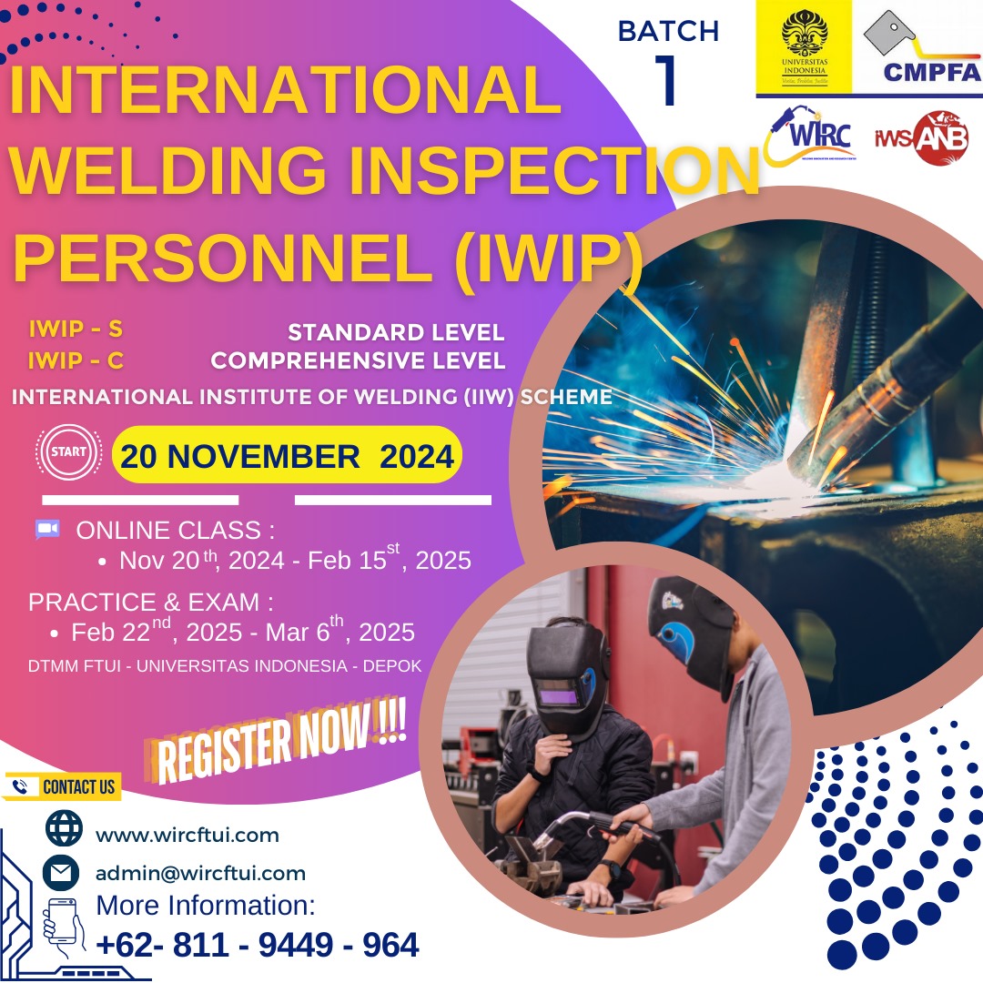 International Welding Inspection Personnel (IWIP) Training - Batch 1