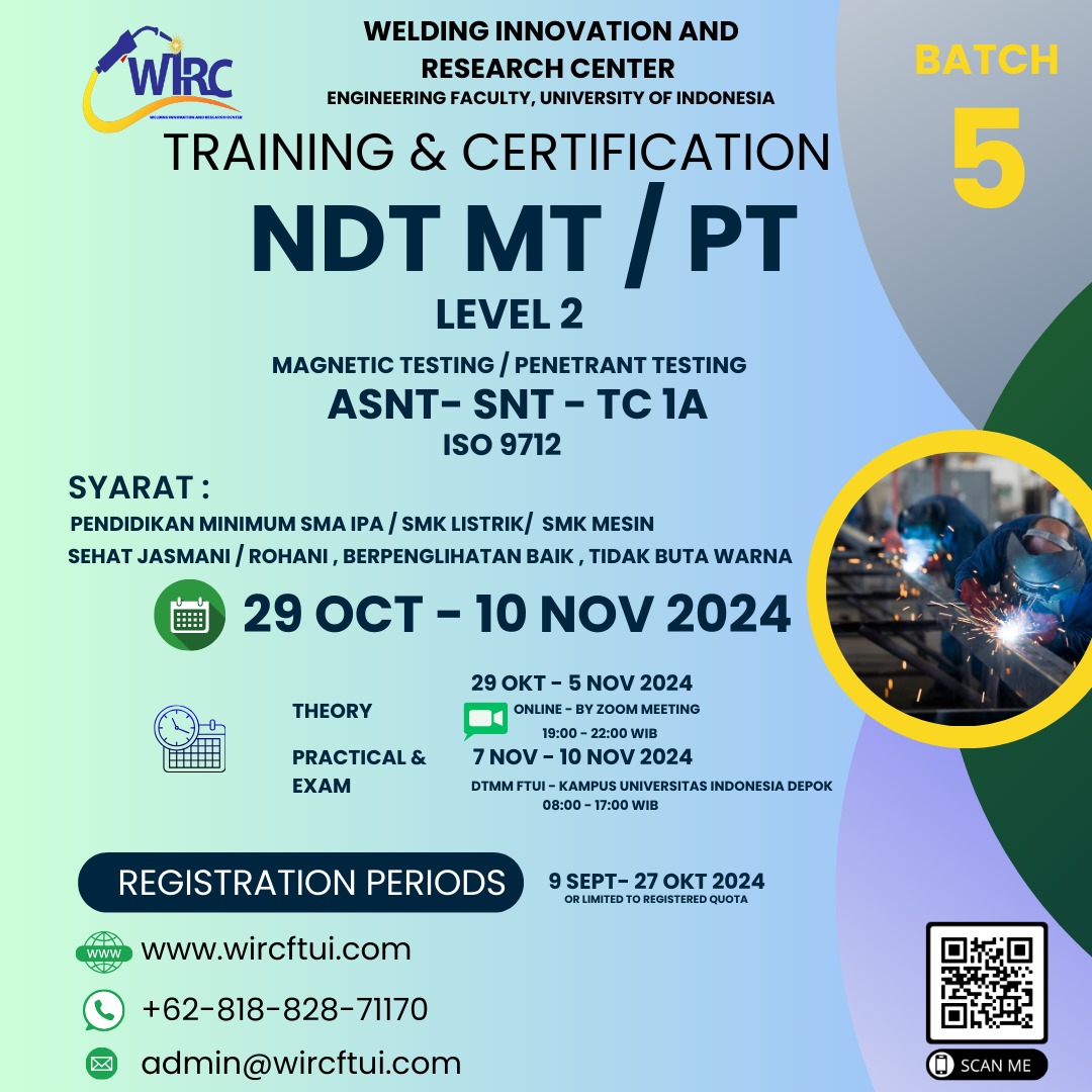 NDT MT PT Level 2 Batch 5