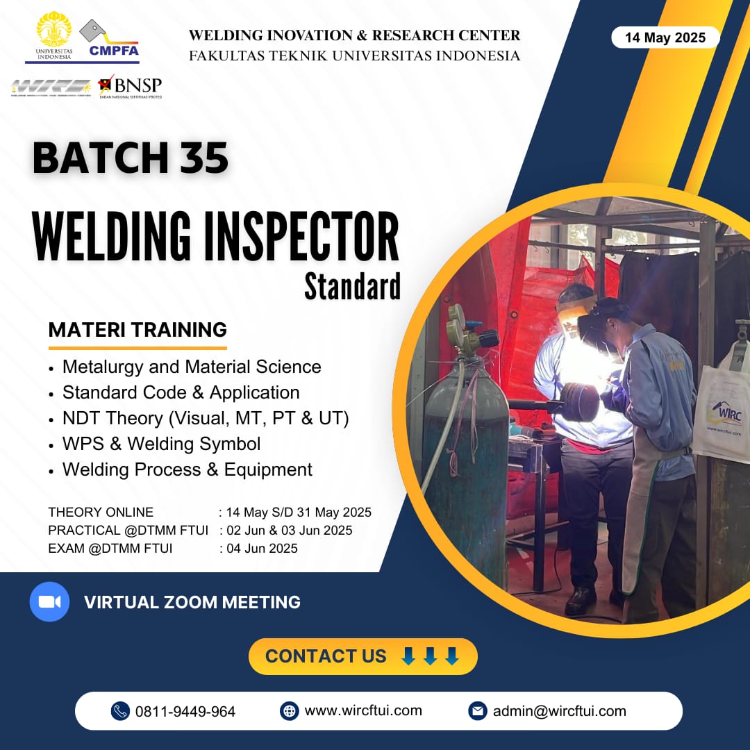 Welding Inspector Standard Batch #35 WIRC