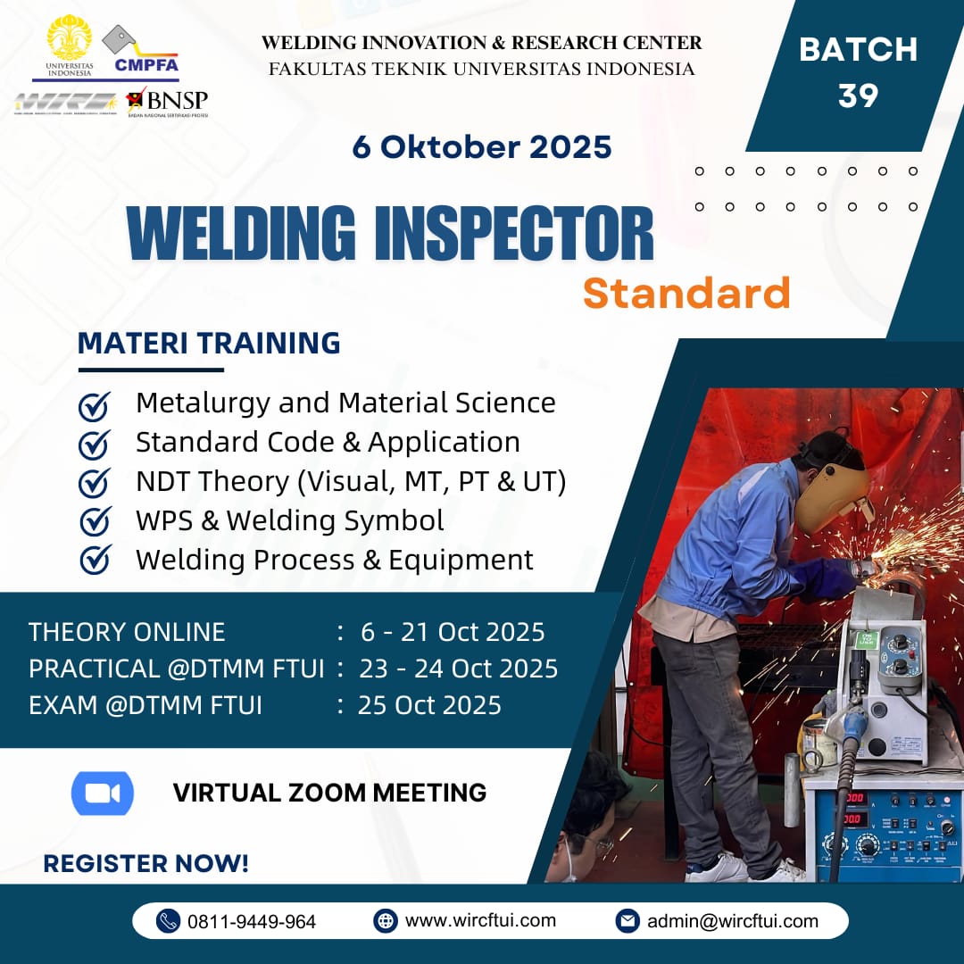 Welding Inspector Standard Batch #39