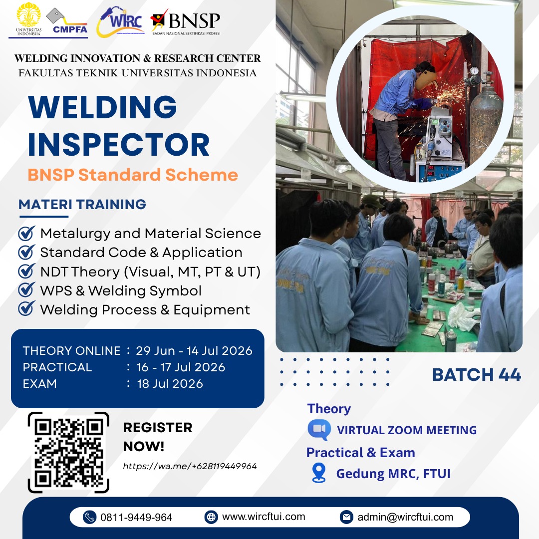 Welding Inspector Batch 44 - WIRC FTUI